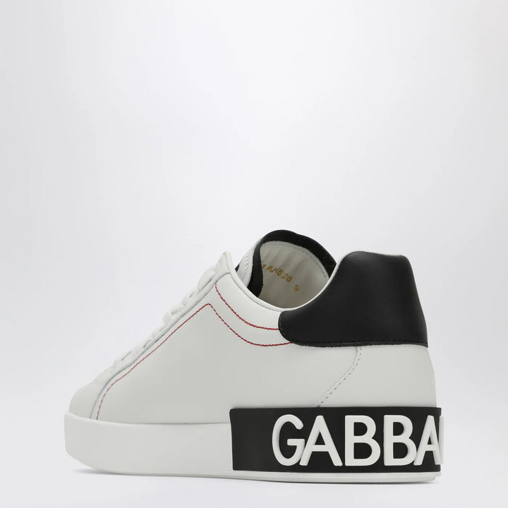 Dolce&amp;Gabbana - Portofino white/black leather Sneakers