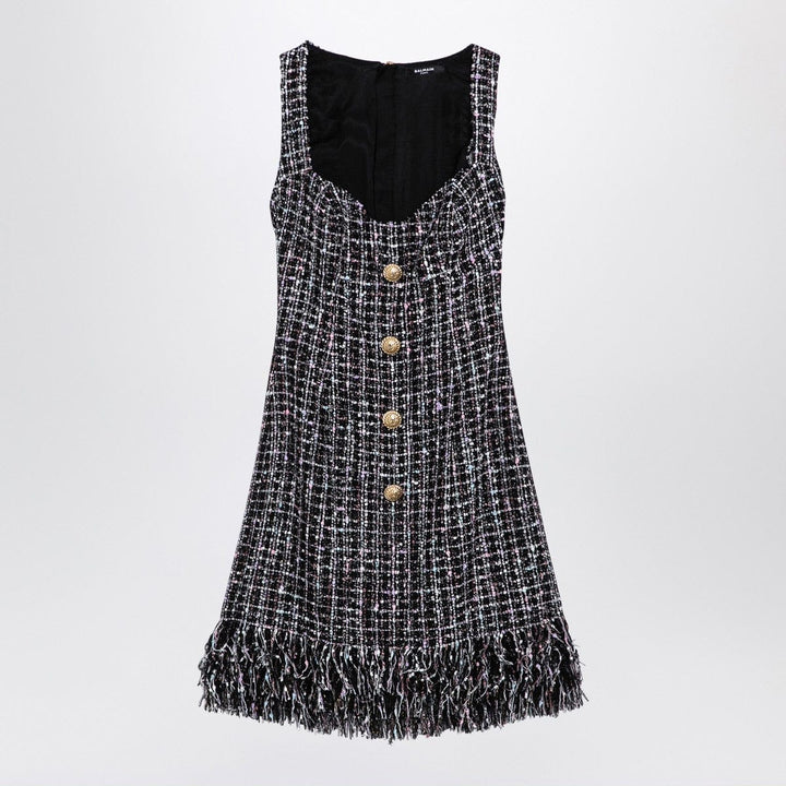 Balmain Tweed mini dress with buttons