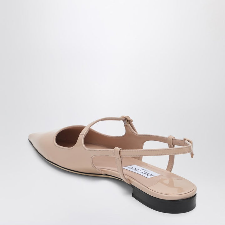 Jimmy Choo Scarpa Didi Flat nude in patent leather