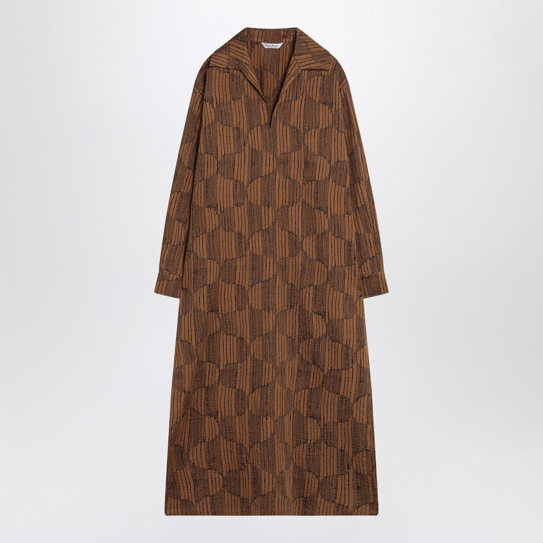 Dresses 42 Max Mara Olive green shirt dress in cotton Brand