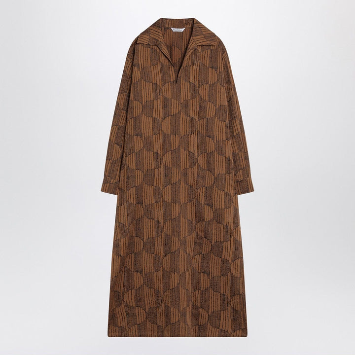 Dresses 42 Max Mara Olive green shirt dress in cotton Brand