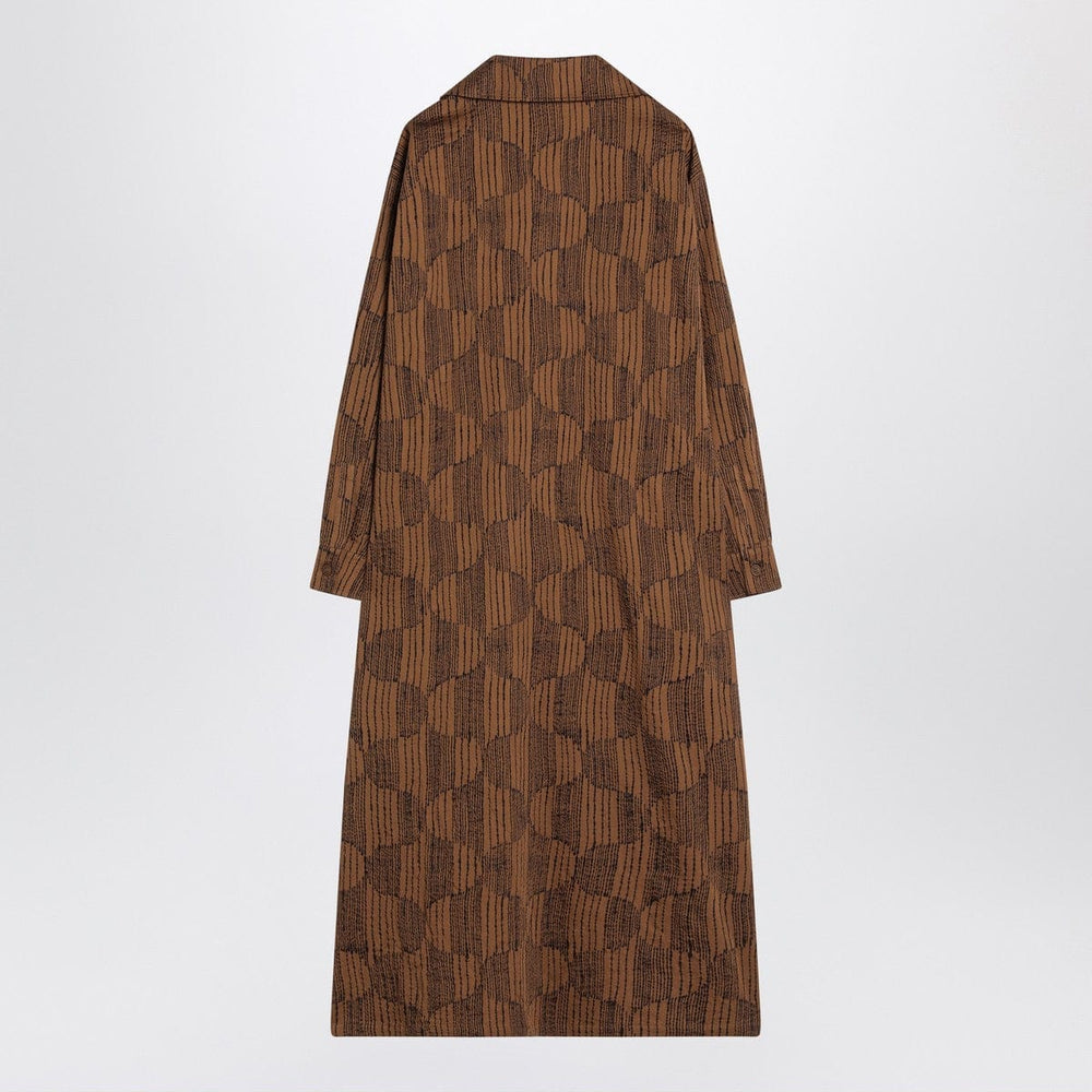 Dresses 42 Max Mara Olive green shirt dress in cotton Brand