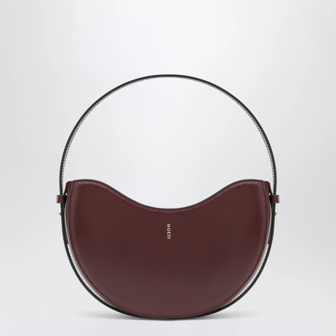 NOESI - Ellie plum-colored bag in smooth leather