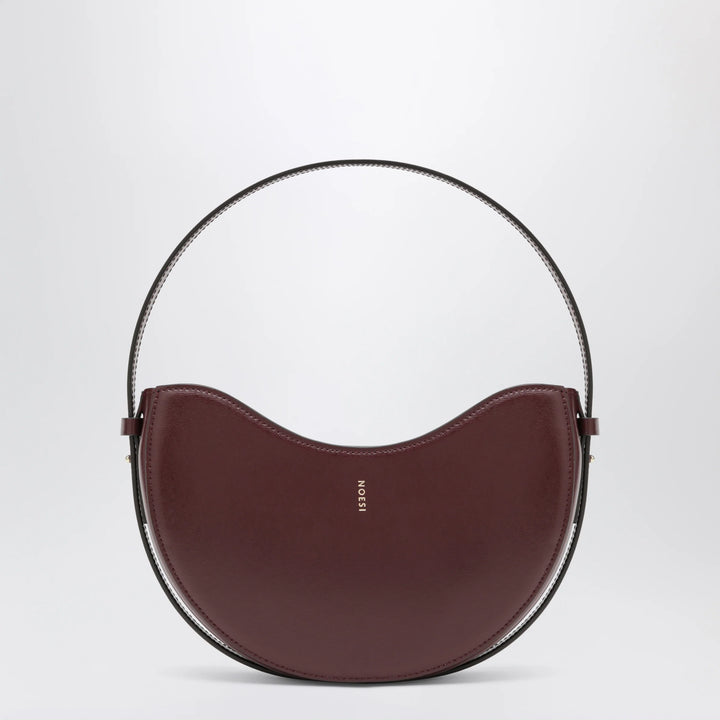 NOESI - Ellie plum-colored bag in smooth leather