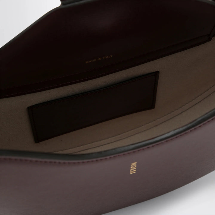 NOESI - Ellie plum-colored bag in smooth leather
