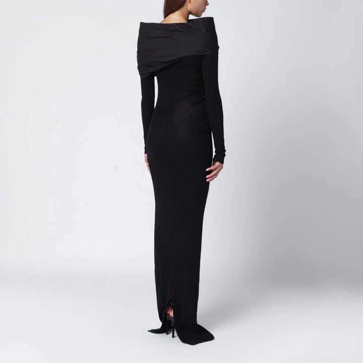 Entire Studios - Black long wool dress