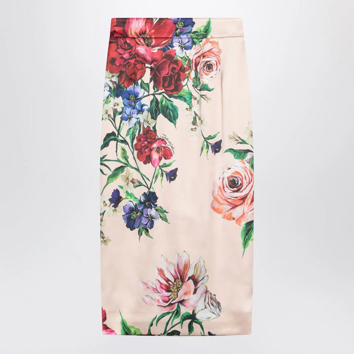 Dolce&amp;Gabbana - Longuette skirt with floral print