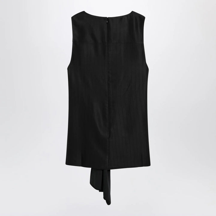LouLou De Saison - Black draped Fonda top