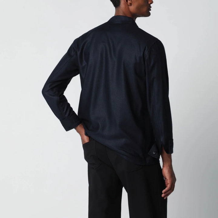 Tagliatore - Blue silk jacket