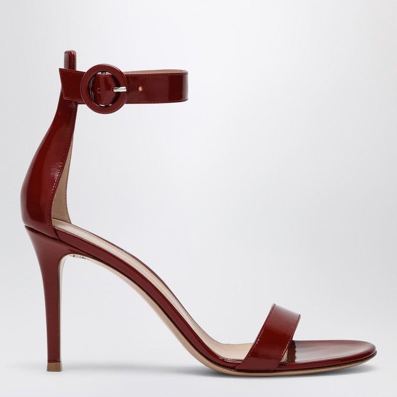 Shoes Gianvito Rossi - Bordeaux Sandal Portofino 85 - 37 IT Brand