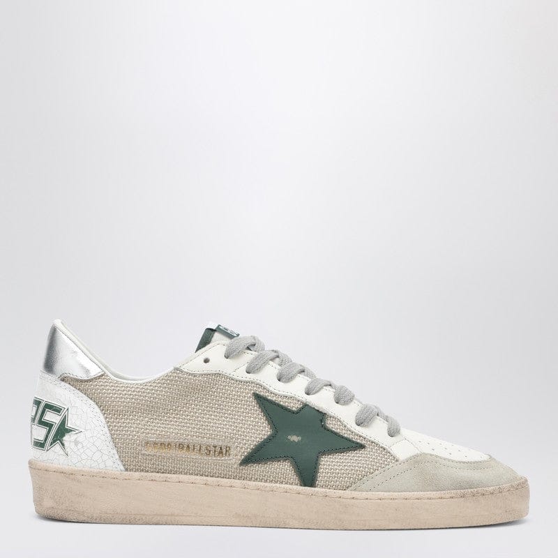 Shoes Golden Goose - Ballstar sneakers in white and green with vintage effect - 43 IT Brand
