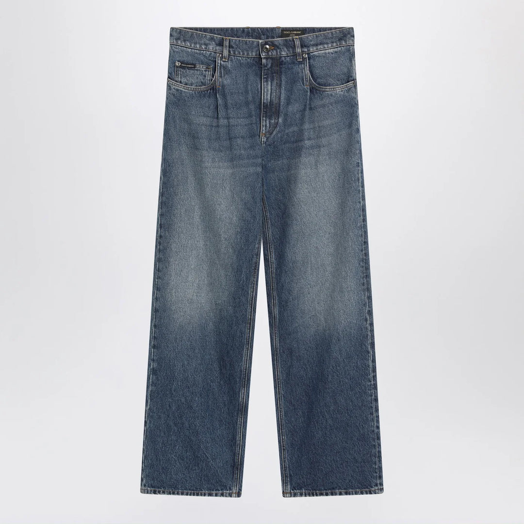 Dolce&amp;Gabbana - Blue washed over jeans