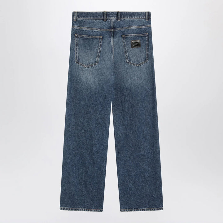 Dolce&amp;Gabbana - Blue washed over jeans
