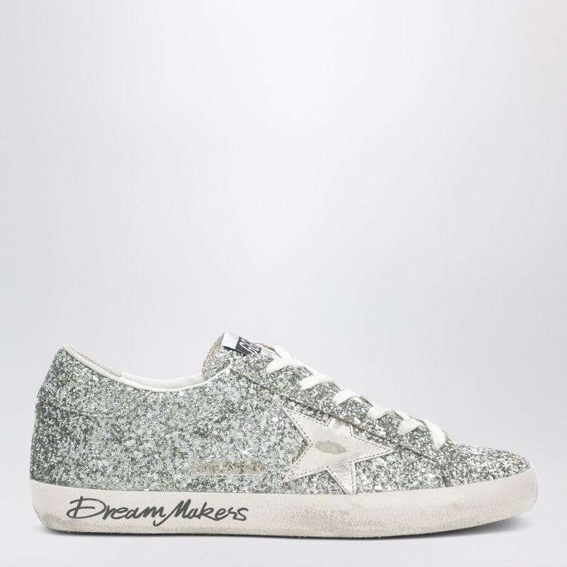 Shoes Golden Goose - Super-Star sneakers in silver glitter with degrade effect - 38 IT Brand