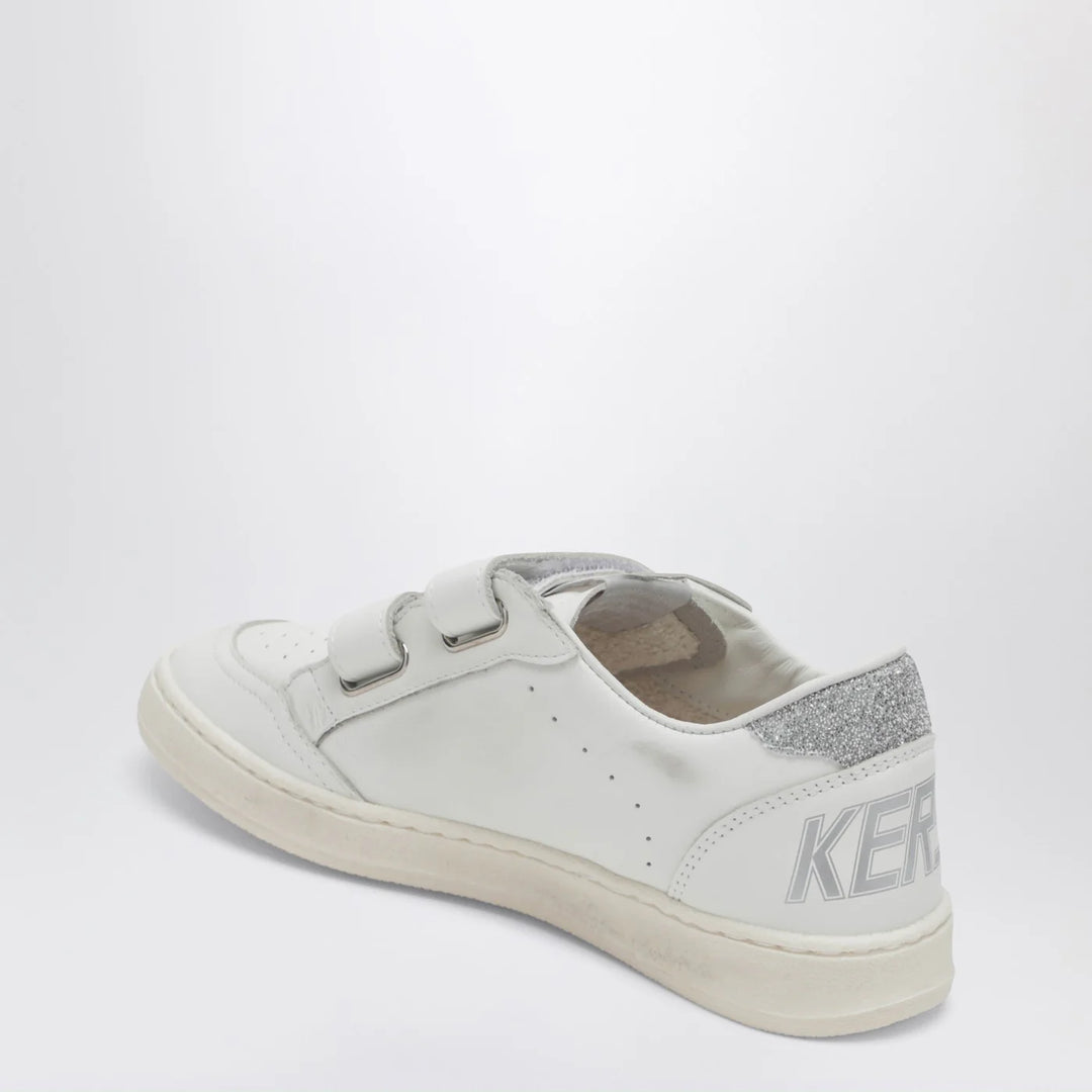 Golden Goose - Ball Star Sneakers in white/crystal