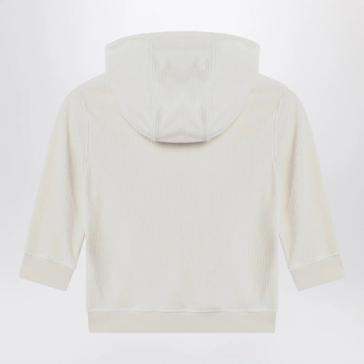 Givenchy - Cream ribbed hoodie