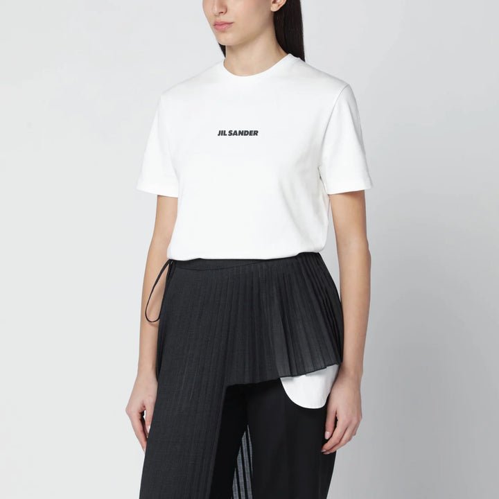 Jil Sander - White T-shirt with logo print