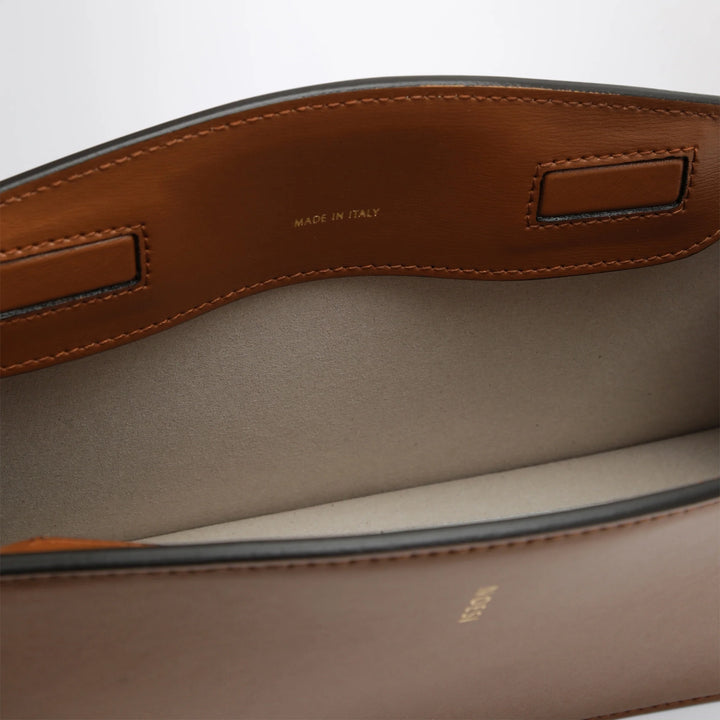 NOESI - Jade Siena brown bag in smooth leather