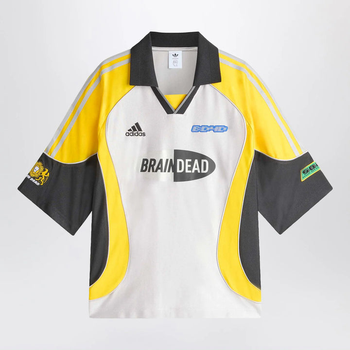 adidas x Brain Dead - Football T-shirt Silver Metallic