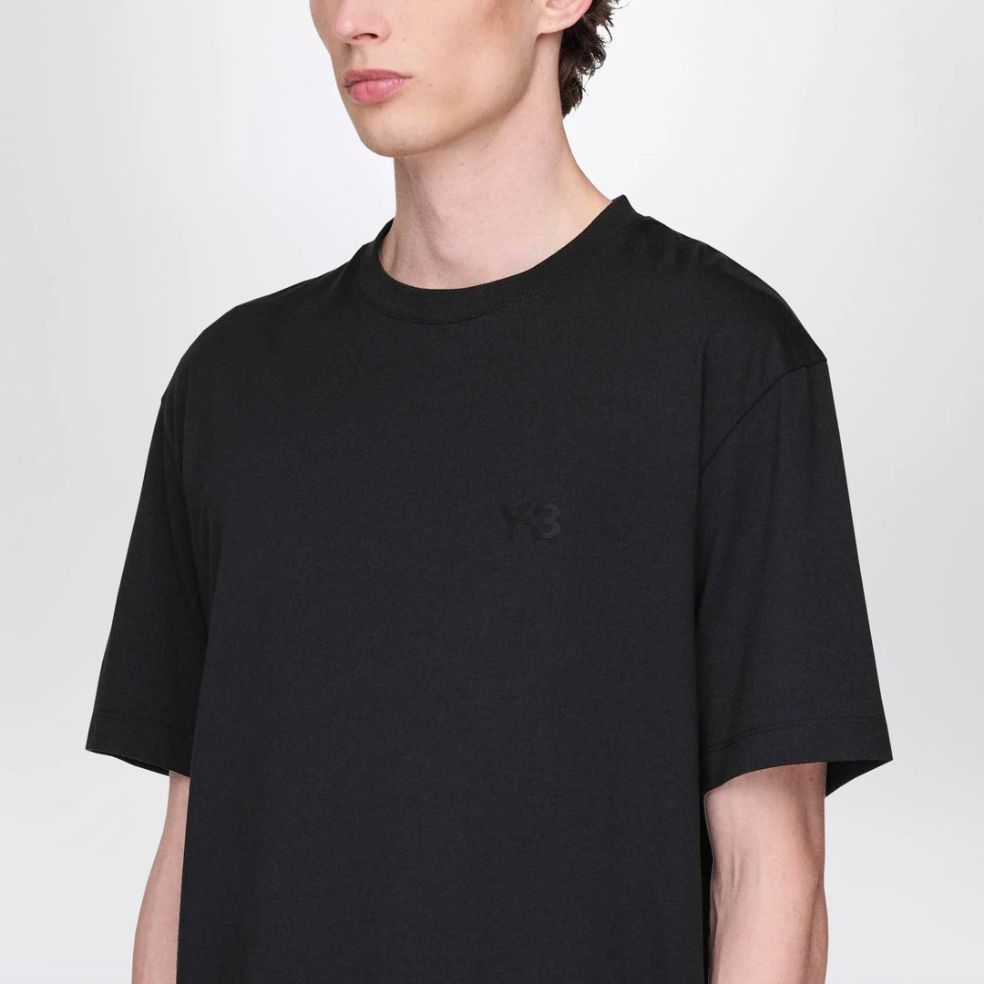 adidas Y-3 - Black T-shirt with logo