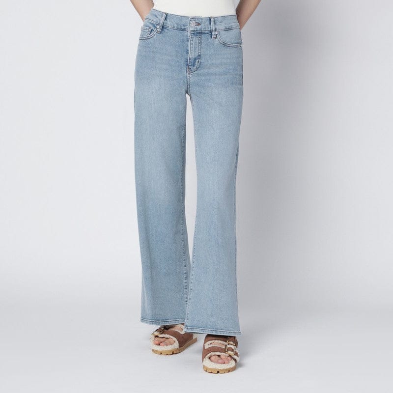 Pants Frame - Le Slim Palazzo jeans in Tribute light blue - 25 Brand