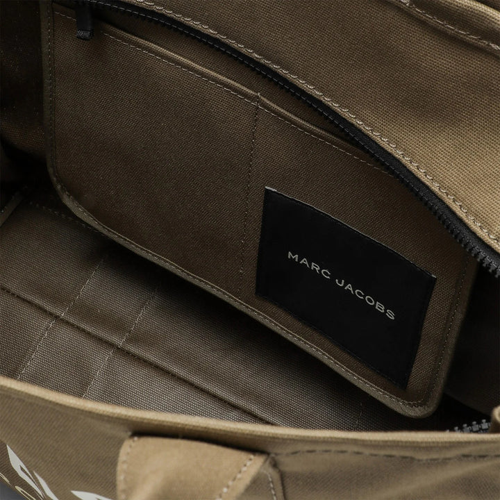 Marc Jacobs - Slate green canvas large Tote Bag
