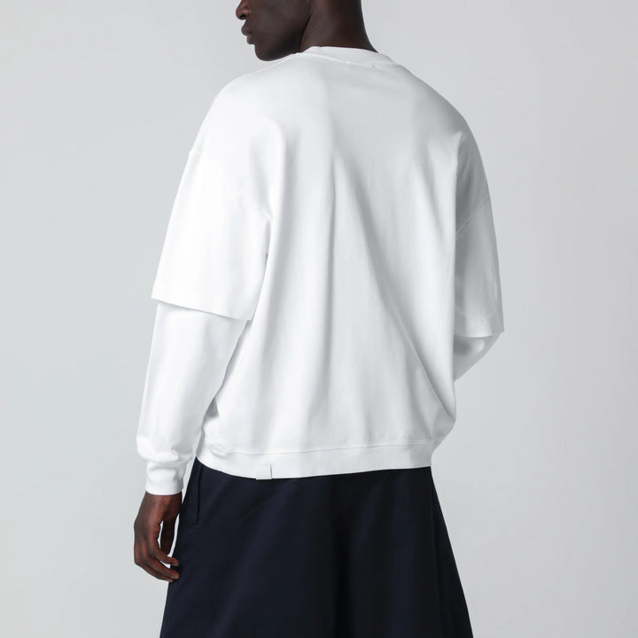 DARKPARK - White Troy Double-Sleeve T-Shirt