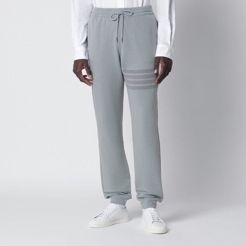Pants Thom Browne - Grey cotton jogging trousers - 2 Brand