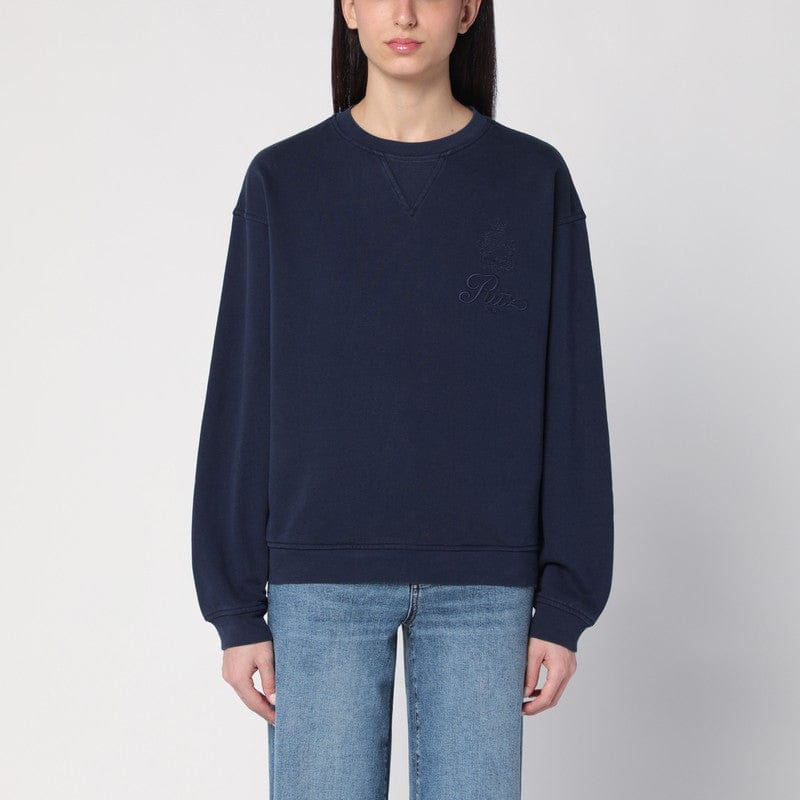 Shirts & Tops Frame - Navy blue cotton blend sweatshirt - XS Brand