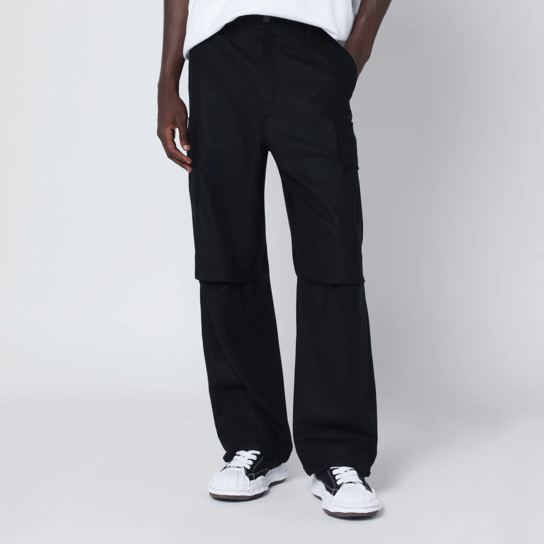 DARKPARK - Black Saint wool cargo trousers