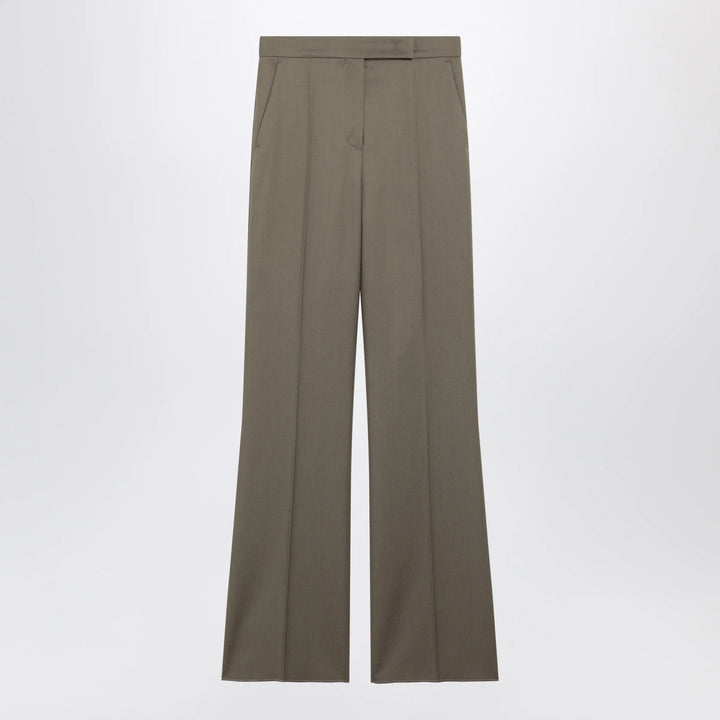 Max Mara - Camel Wool Gabardine Trousers