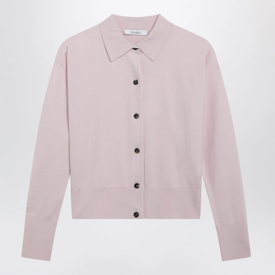 Max Mara - Pink wool-blend cardigan