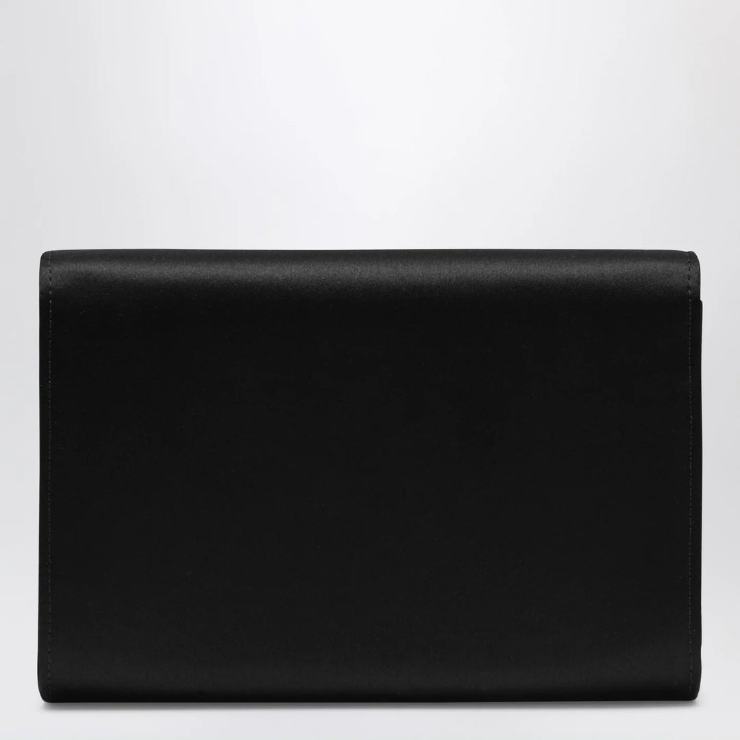 ROGER VIVIER - Efflorescence Mini Clutch black in satin