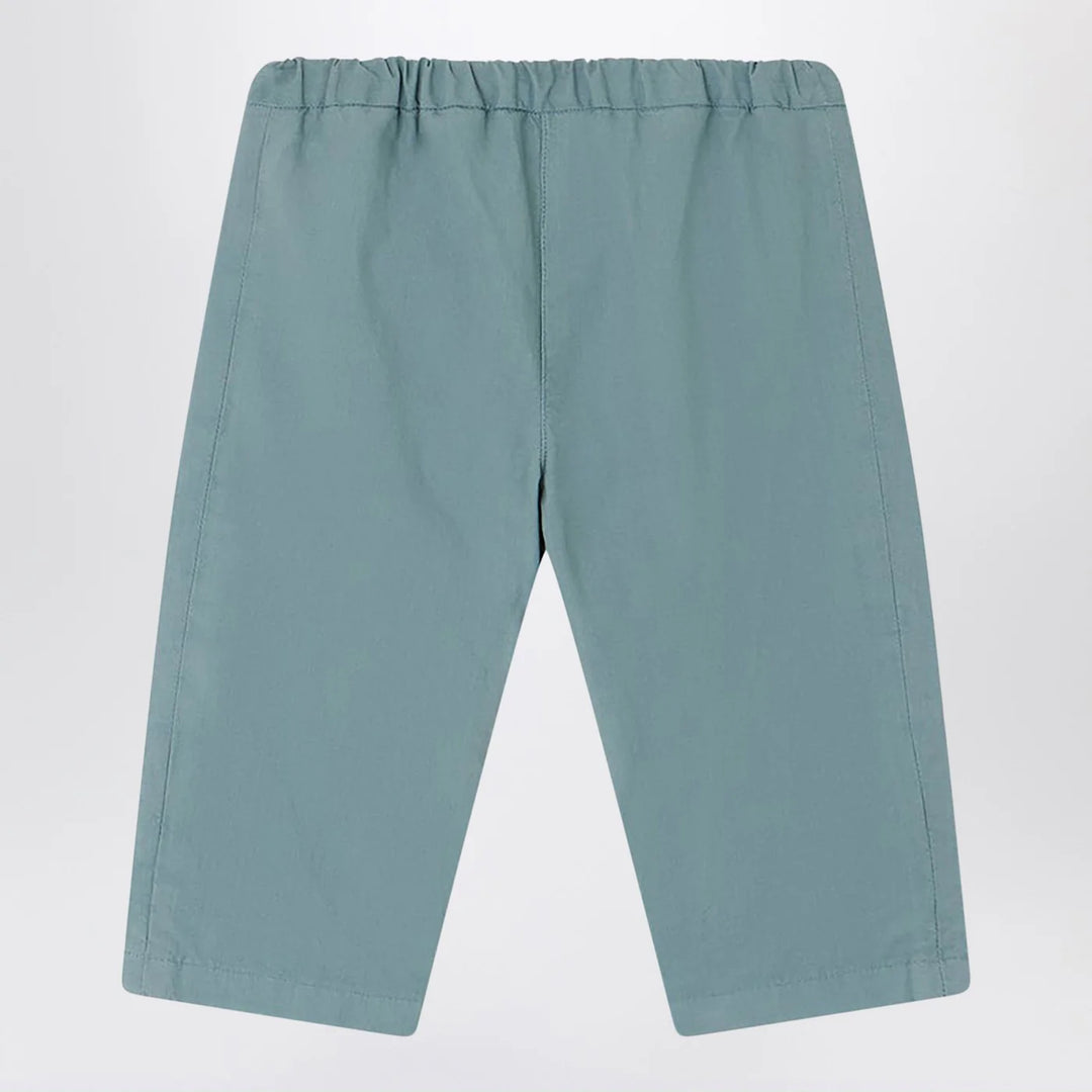 Bonpoint - Pants Léo light blue in cotton