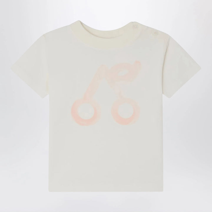 Bonpoint - Cai white T-shirt with cherry print