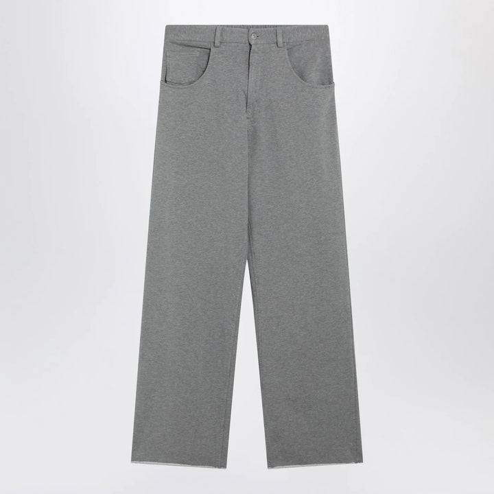 MM6 Maison Margiela - Grey mélange cotton trousers