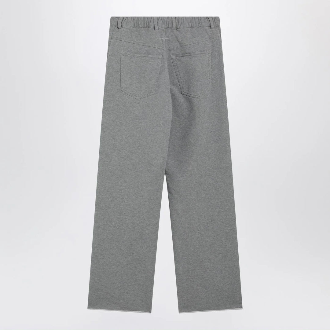 MM6 Maison Margiela - Grey mélange cotton trousers