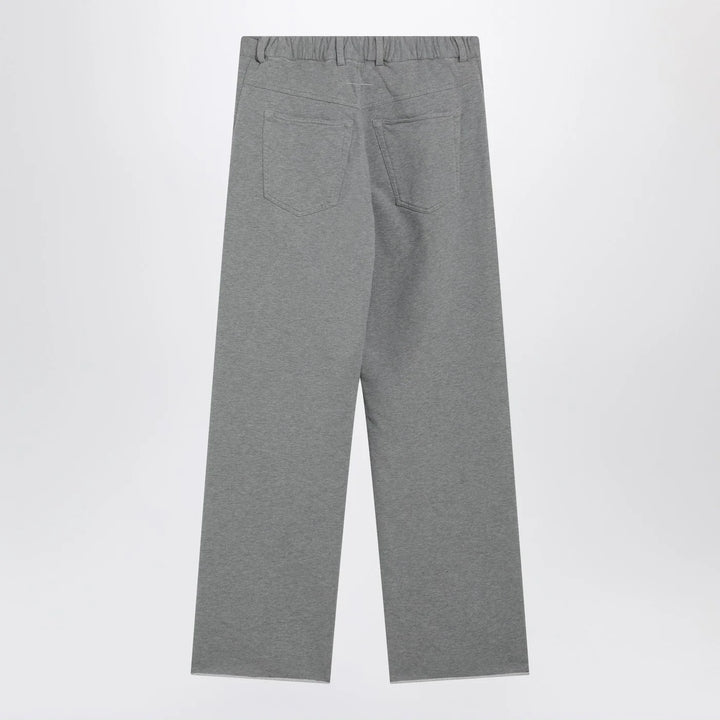 MM6 Maison Margiela - Grey mélange cotton trousers