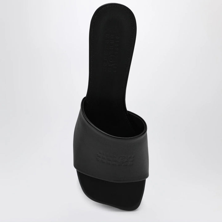 MM6 Maison Margiela - Black Anatomic sandals with low heel