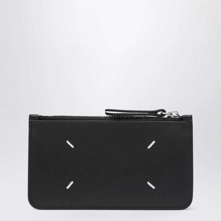 Maison Margiela - Black Four Stitches zippered card holder