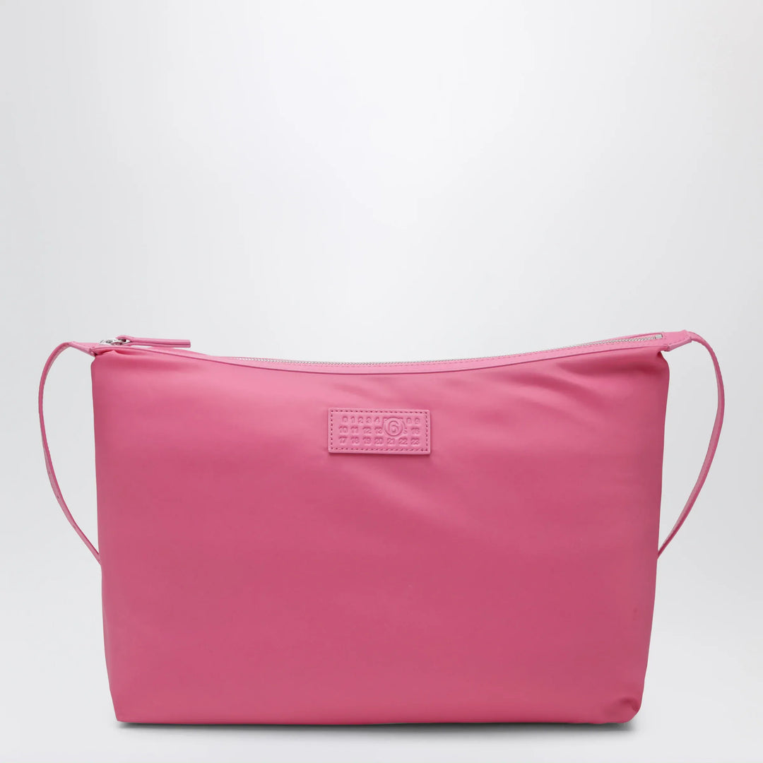 MM6 Maison Margiela - Numeric crossbody bag in nylon, carmine rose Brand Apparel & Accessories TU