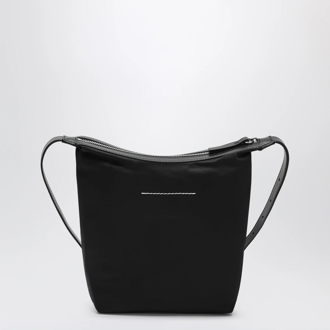 MM6 Maison Margiela - Black nylon Numeric Vertical crossbody bag