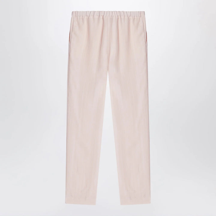 LouLou De Saison - Light pink wool-blend trousers