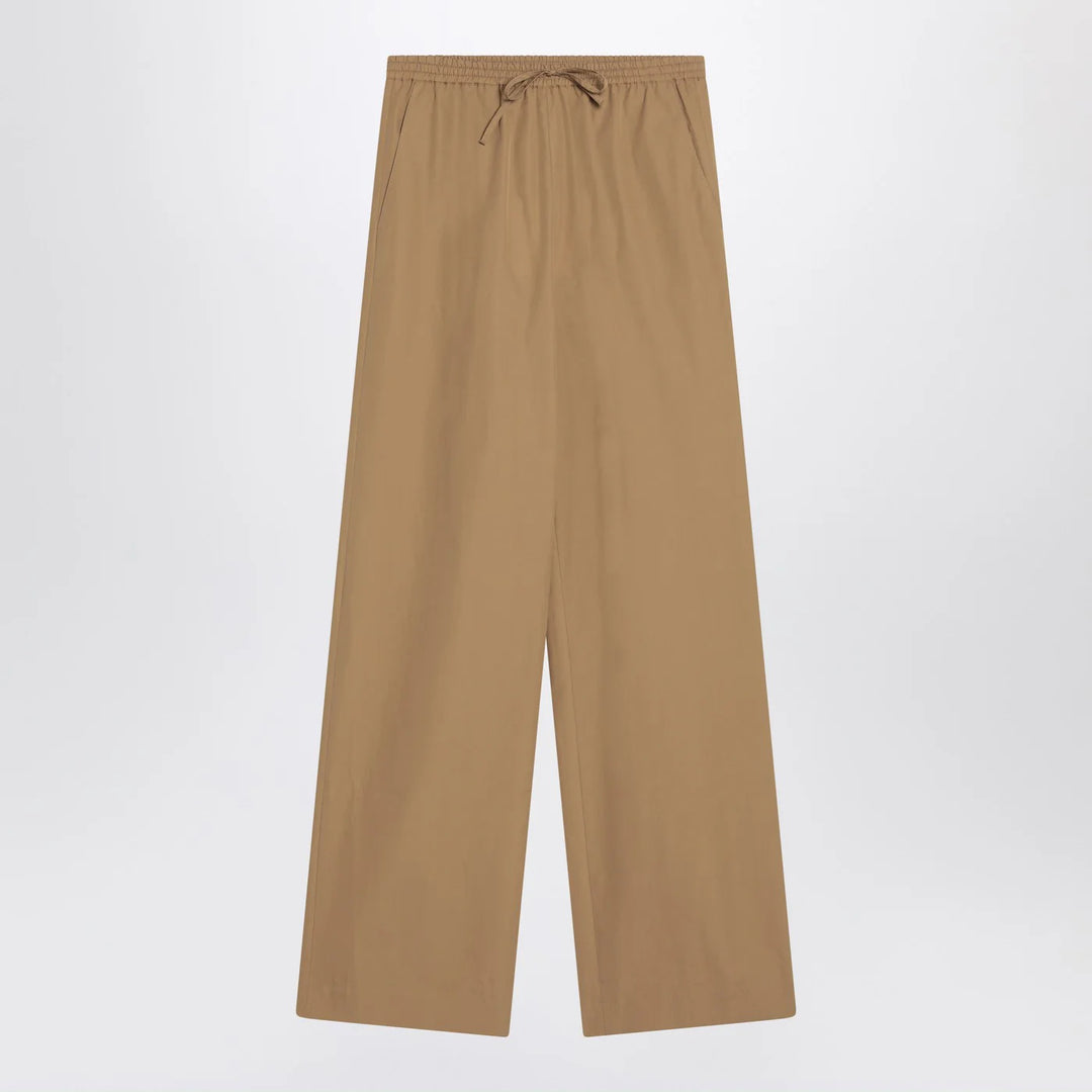 LouLou De Saison - Sand-coloured trousers in cotton