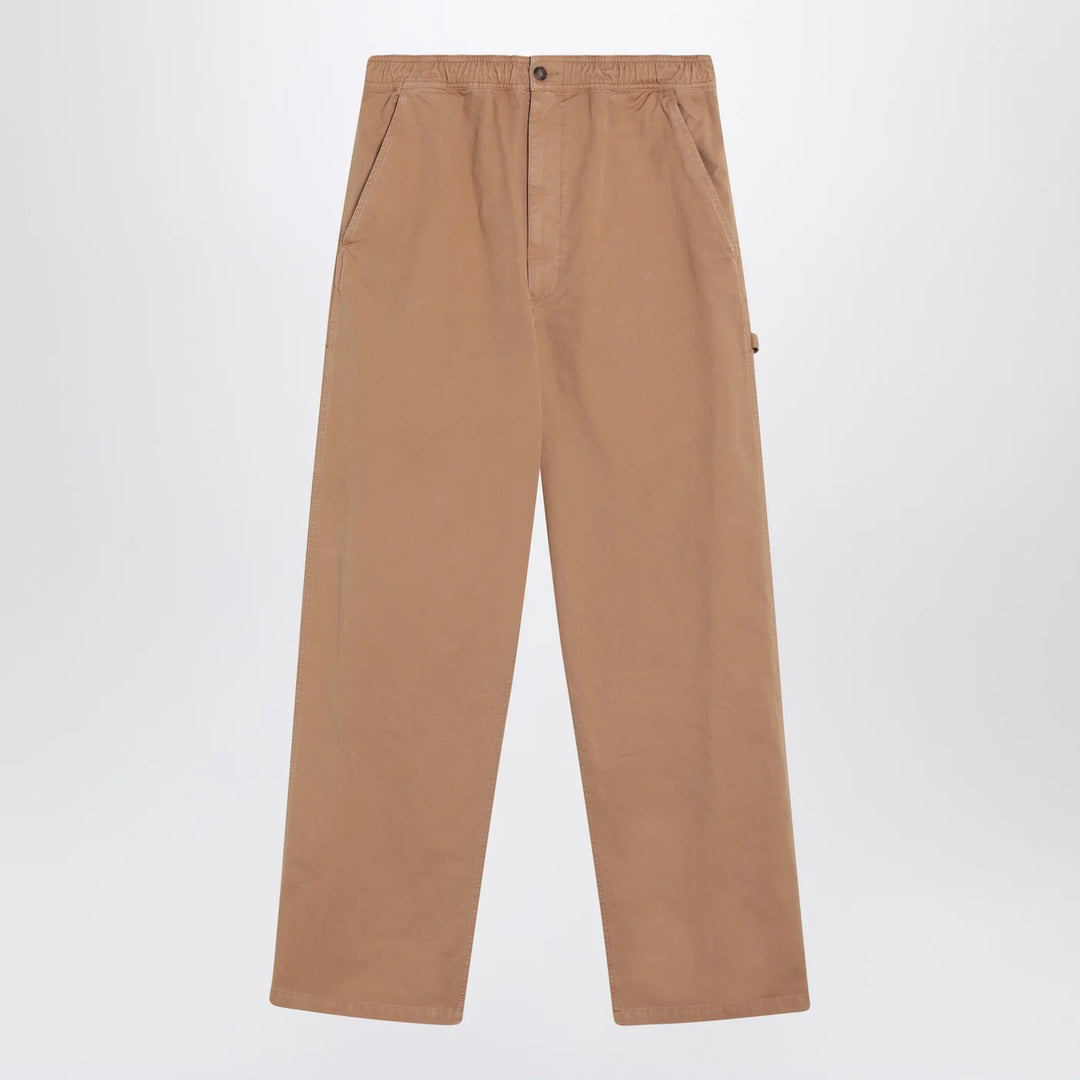 MM6 Maison Margiela - Baggy/loose ochre cotton pants