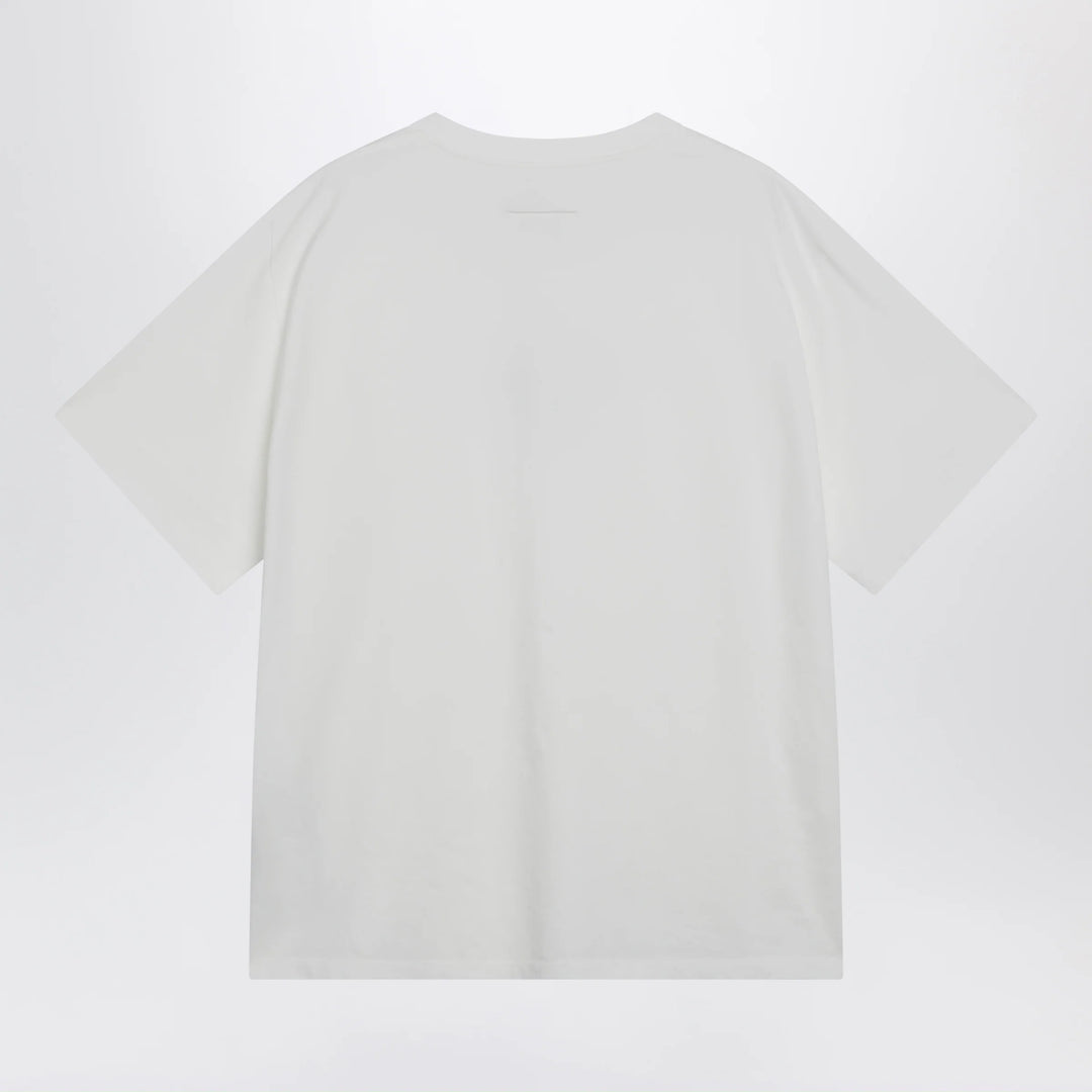 MM6 Maison Margiela - White T-shirt with logo print