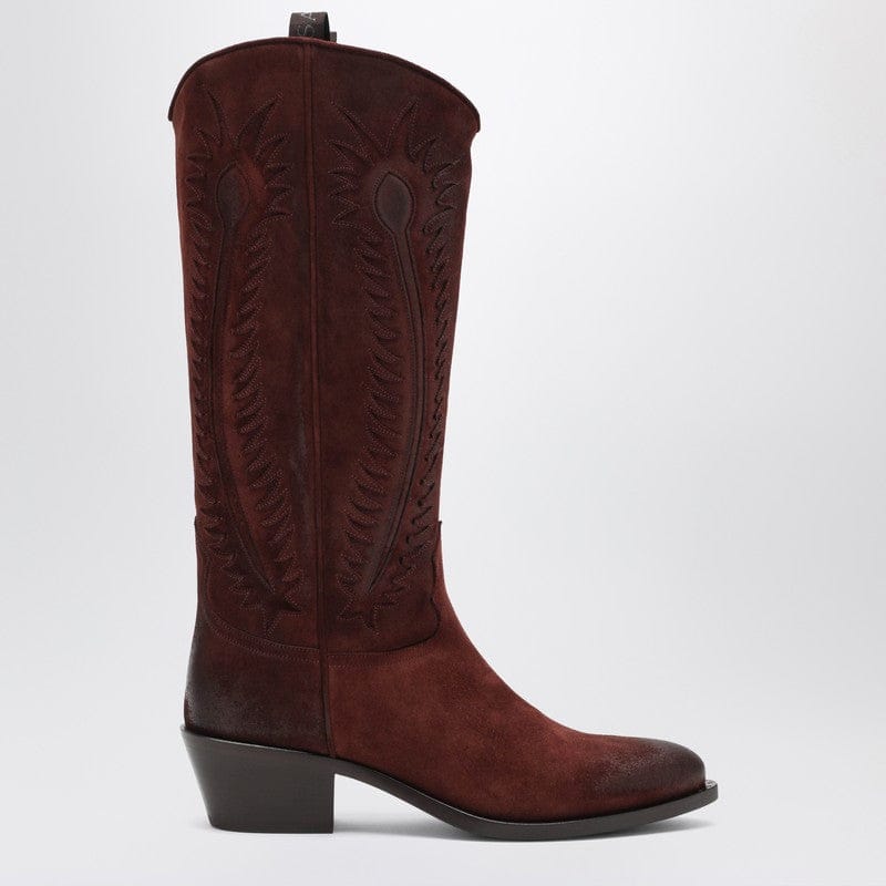 Shoes Sartore - Brown suede Frida western boot - 37 IT Brand