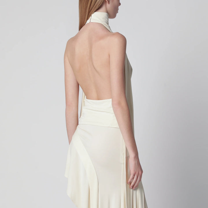 Francesco Murano - White backless top