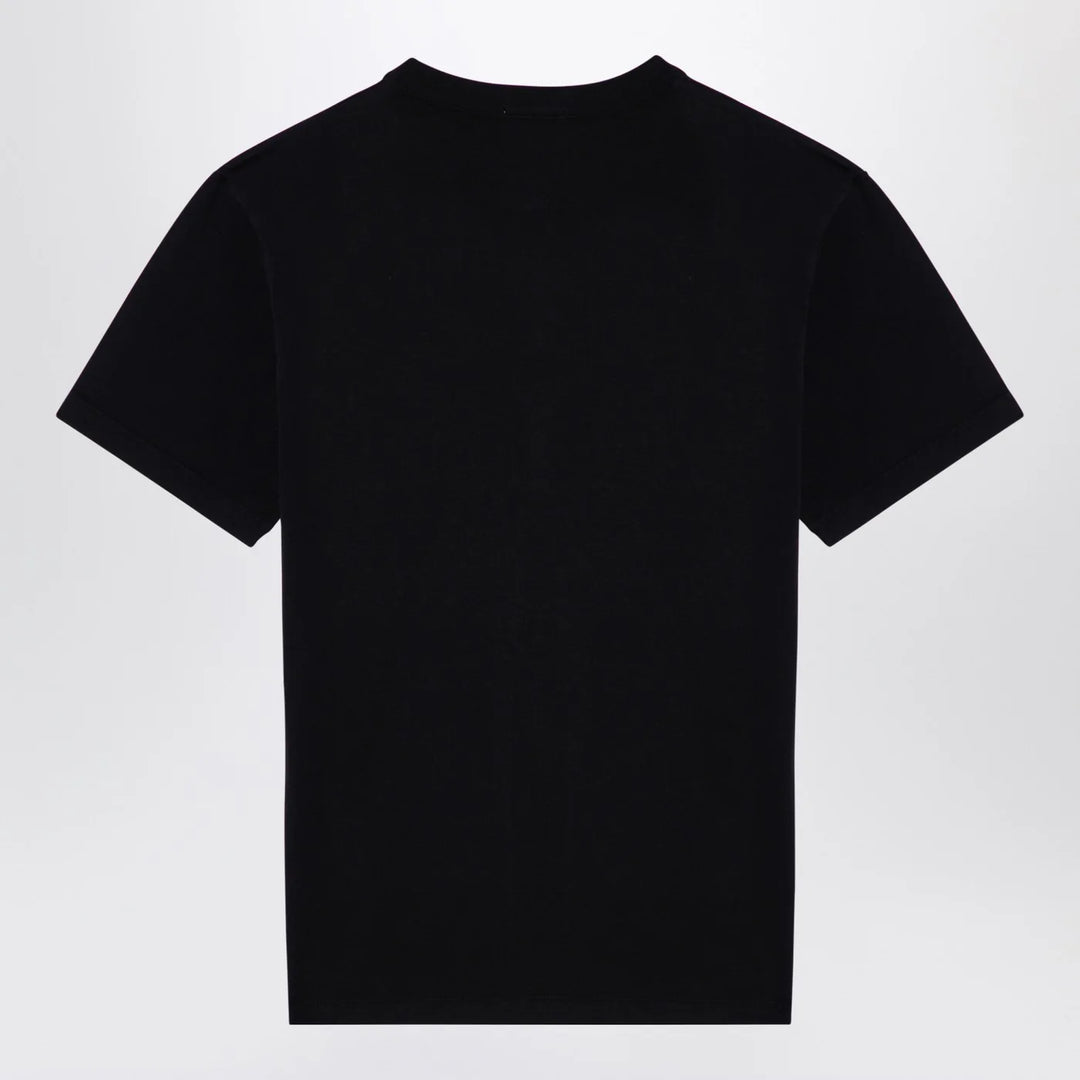 Tekla - Black cotton crew-neck T-shirt