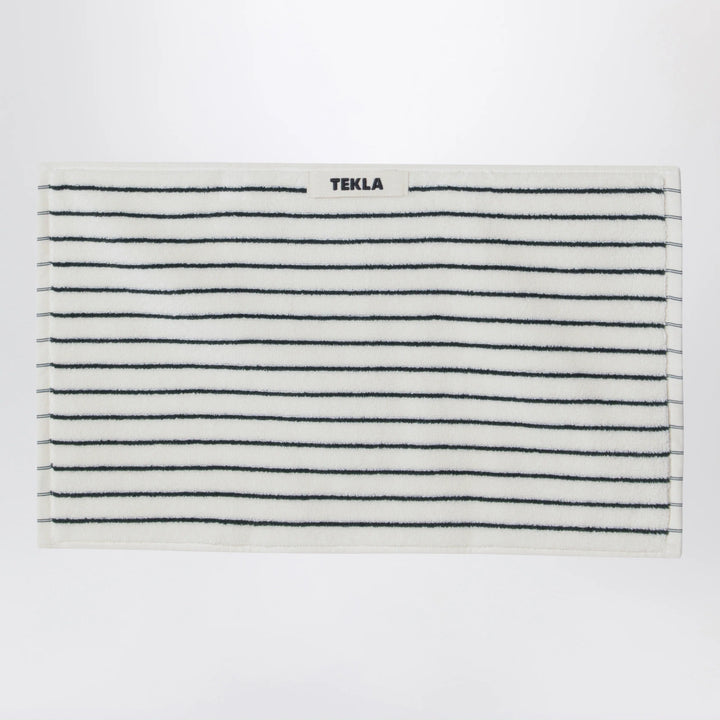 Tekla - White striped guest towel 30x50